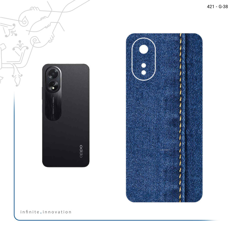 برچسب پوششی ماهوت مدل Fabric Texture 8 مناسب برای گوشی موبایل اپو A38