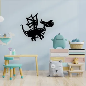 استیکر دیواری کودک مدل اژدها سبز تابالوگا