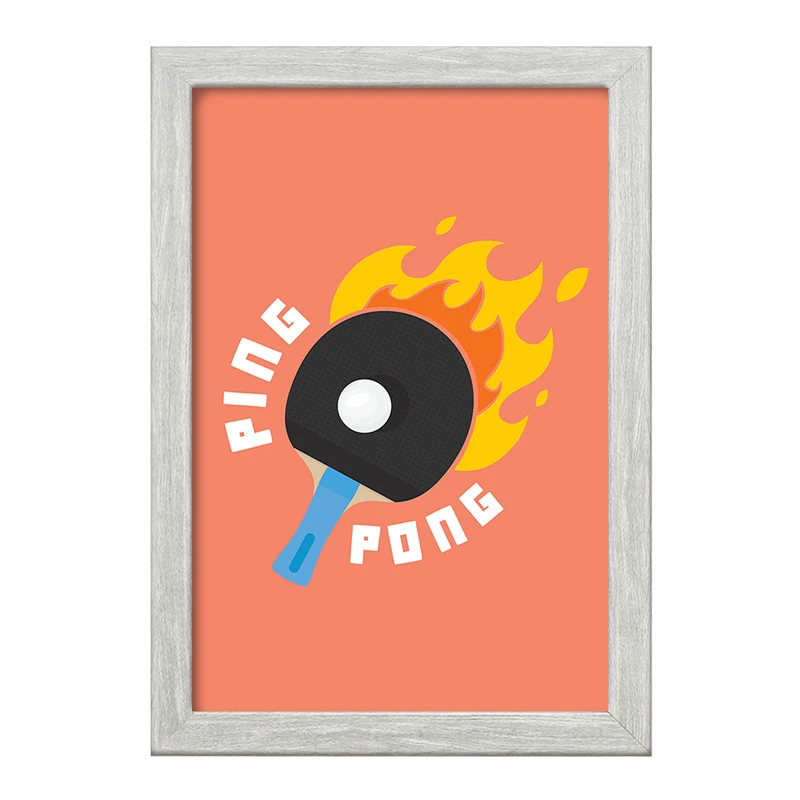 تابلو خندالو طرح پینگ پنگ Ping Pong کد 27992