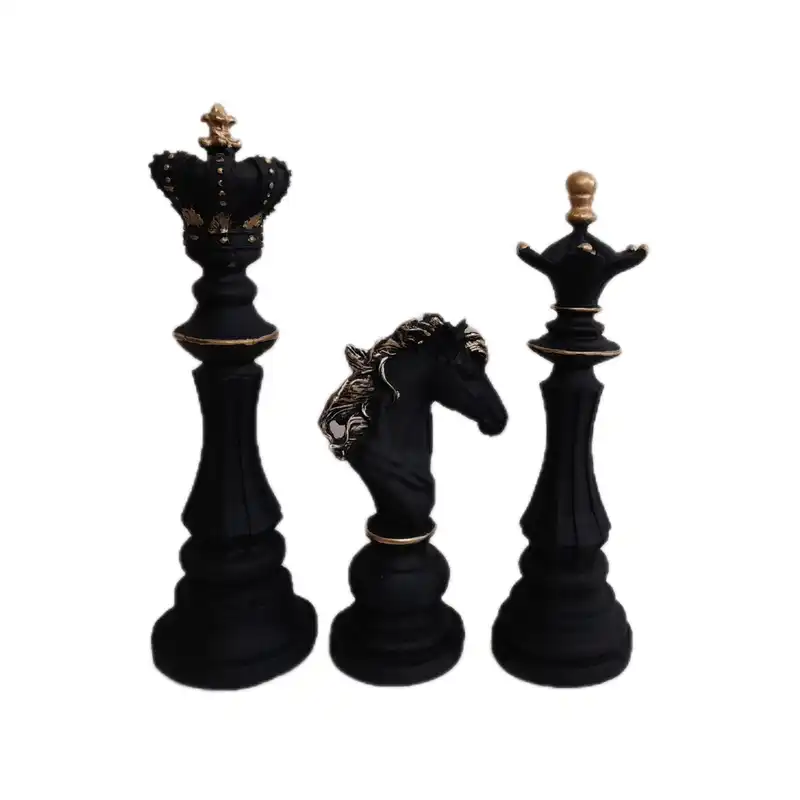 مجسمه مدل شطرنج طرح 3 کله کد 608 مجموعه 3 عددی