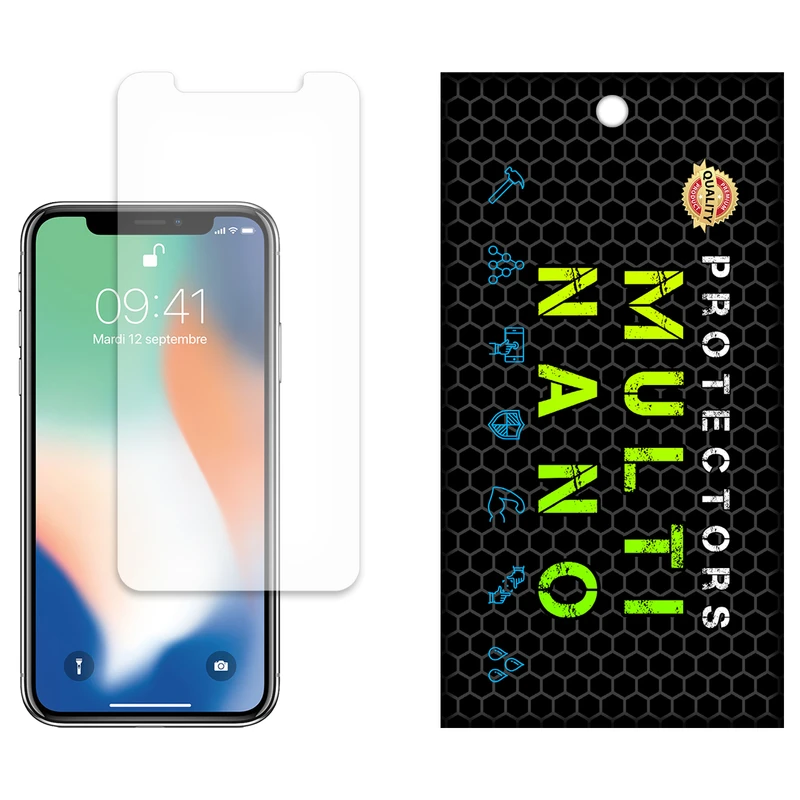محافظ صفحه نمایش مات مولتی نانو مدل X-S1M مناسب برای گوشی موبایل اپل iPhone X