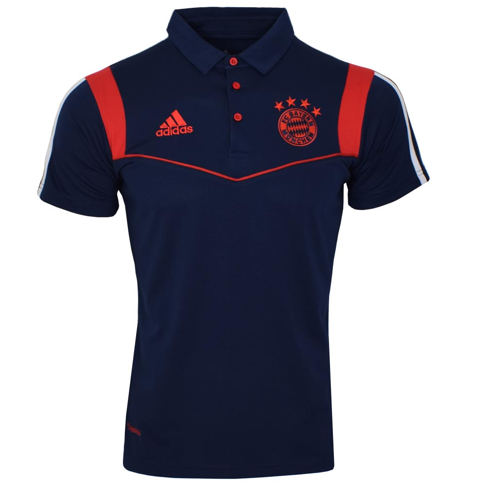  پولوشرت ورزشی مردانه طرح بایرن مونیخ کد S2020 رنگ سرمه ای