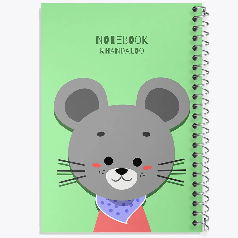 دفتر نقاشی 50 برگ خندالو طرح موش کیوت کد N1102