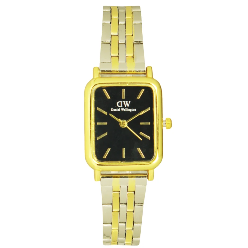 ساعت مچی عقربه‌ای کوارتز زنانه مدل بند فلزی کدD01