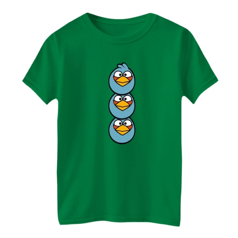 تی شرت آستین کوتاه بچگانه مدل انگری بردز