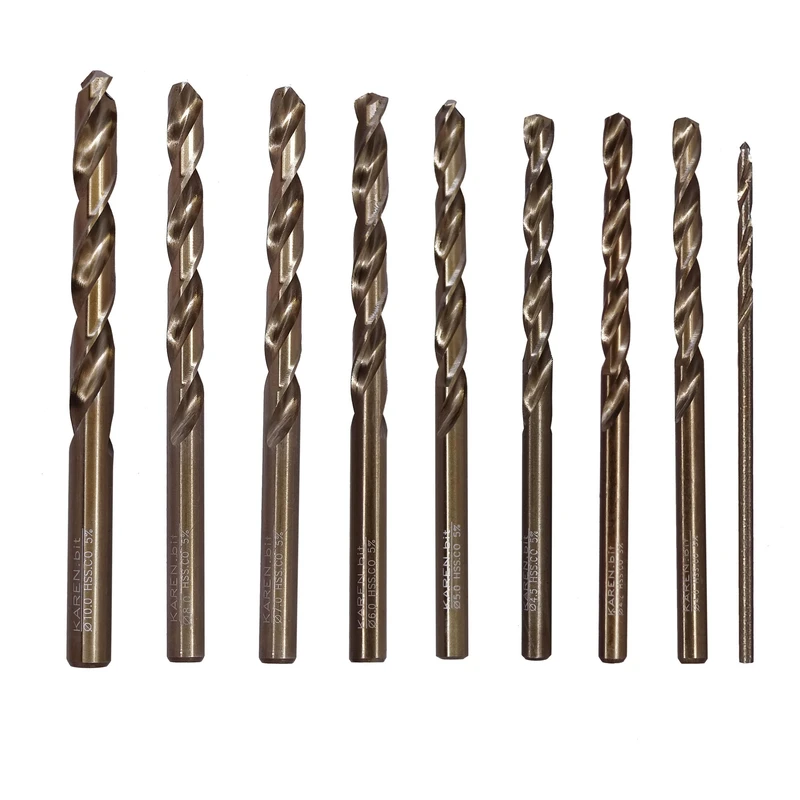 مته فلز کارن مدل ART-KRN-3-10 مجموعه 9 عددی