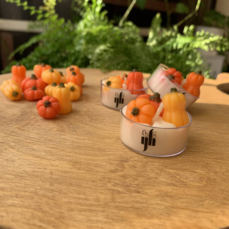 شمع دست ساز تاو طرح کدو مدل T1049