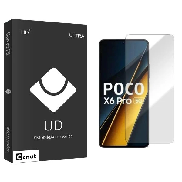 محافظ صفحه نمایش کوکونات مدل UDB مناسب برای گوشی موبایل شیائومی Poco X6 Pro