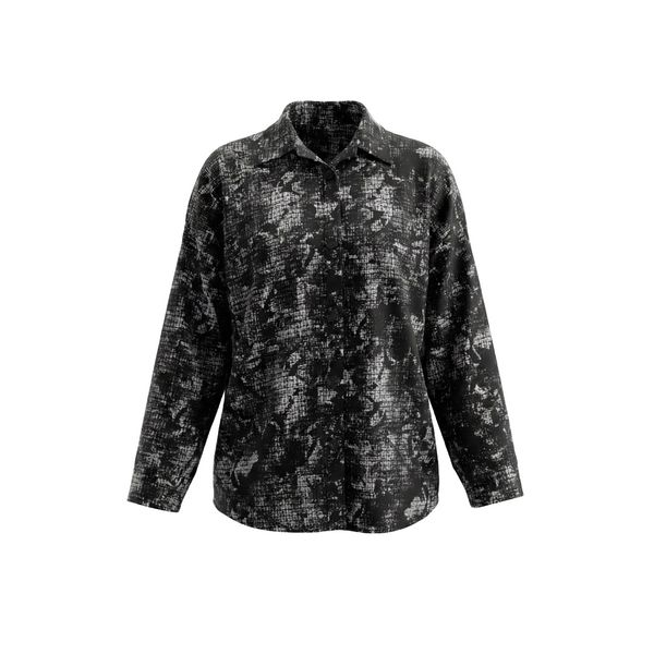 شومیز آستین بلند یقه هفت زنانه کد 1121