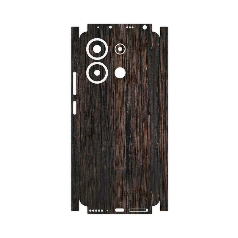 برچسب پوششی ماهوت مدل Burned_Wood-FullSkin مناسب برای گوشی موبایل شیائومی Redmi Note 13 4G