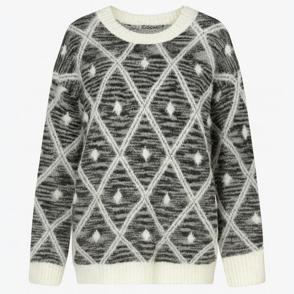 پلیور یقه گرد زنانه مدل 1810