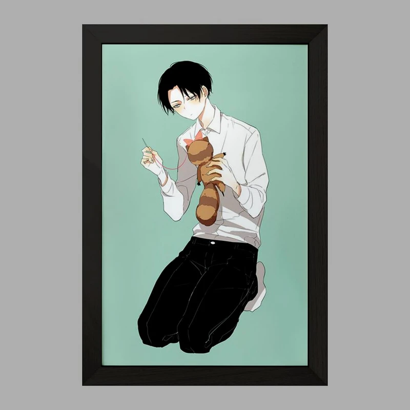 تابلو خندالو مدل لیوای اکرمن انیمه اتک آن تایتان Attack on Titan  کد 18627