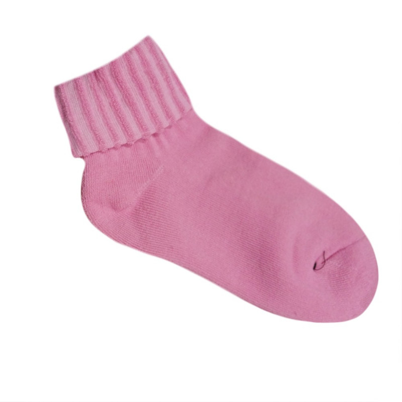 جوراب ساق بلند زنانه مدل پشمی رنگ صورتی