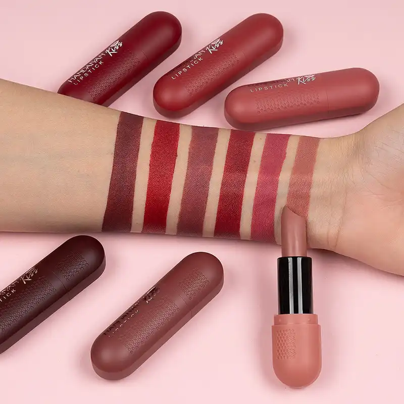 رژ لب جامد هندیان مدل Matte مجموعه 6 عددی