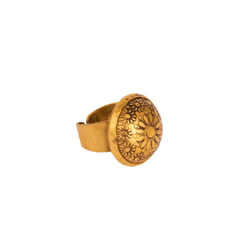 انگشتر زنانه مدل گنبدی کد 11164