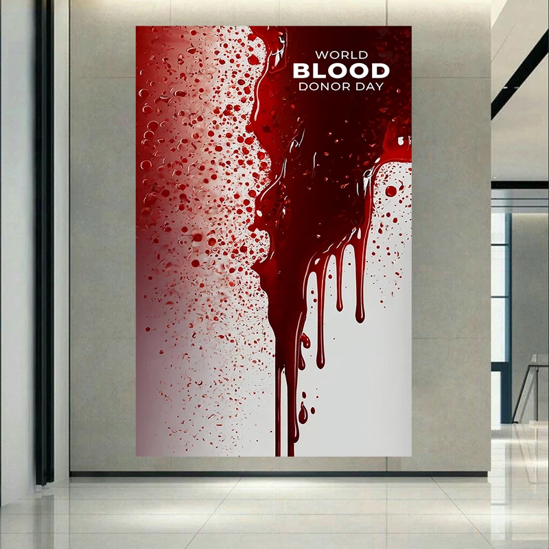  پوستر طرح خونی مدل روز جهانی اهدا خون کد AR3058365
