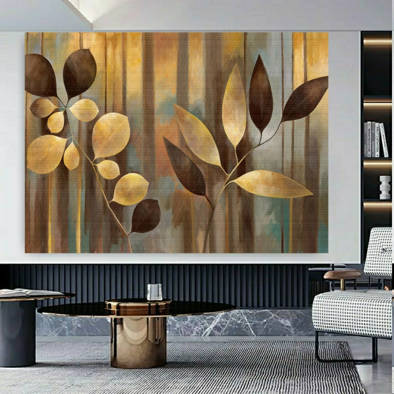 تابلو بوم طرح مخمل گل مدل مینیمال کد PD1903