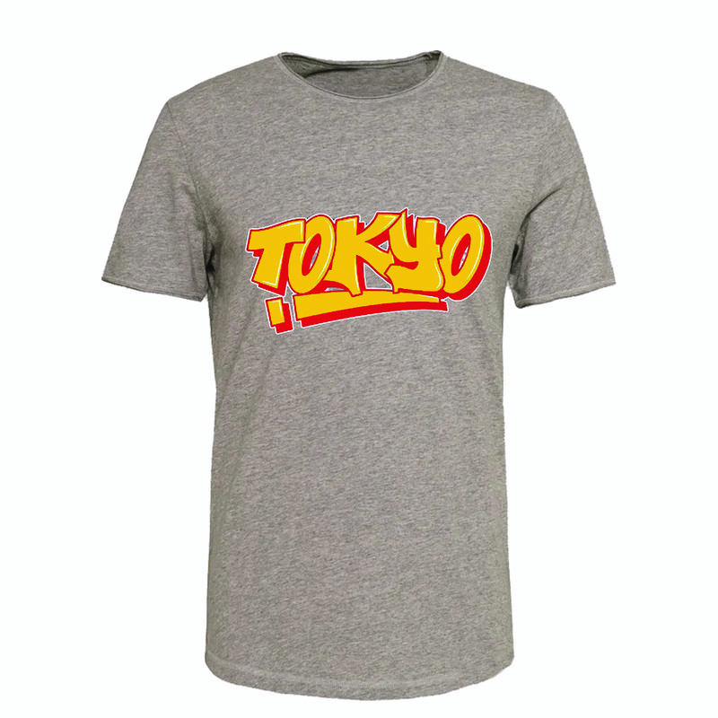 تی شرت آستین کوتاه مردانه مدل T360 طرح توکیو