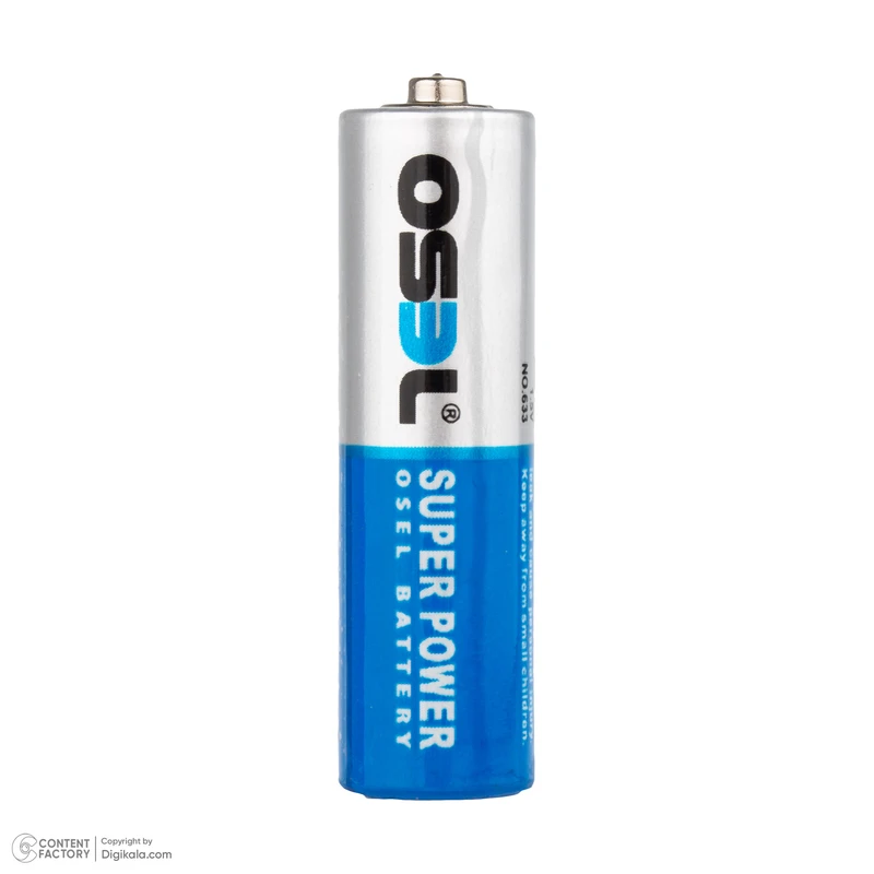 عکس شماره 3 : باتری قلمی اوسل مدل super power r6p بسته 12 عددی