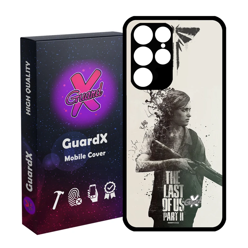 کاور گارد ایکس طرح The Last of Us مدل Glass10199 مناسب برای گوشی موبایل سامسونگ Galaxy S22 Ultra