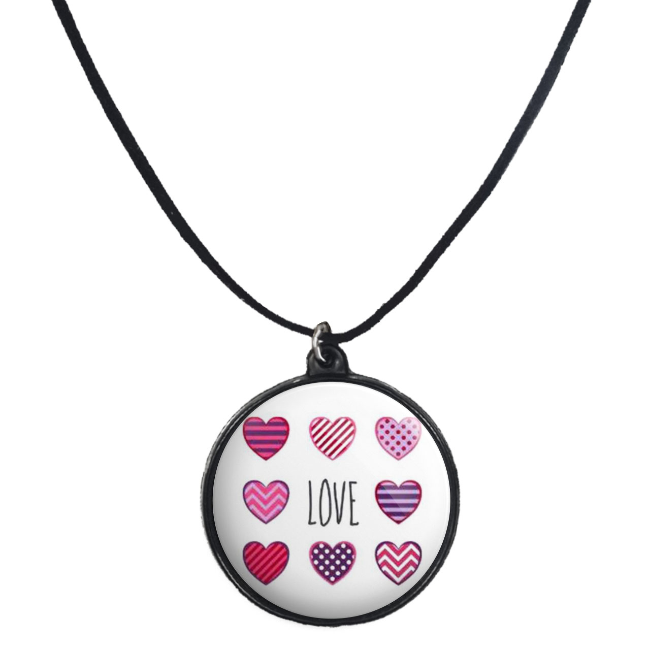 گردنبند پرمانه طرح عاشقانه کد pmb.1137 مدل دو طرفه