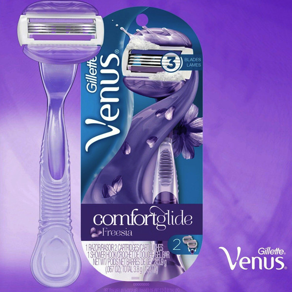 خودتراش ژیلت مدل comfortglide به همراه تیغ یدک