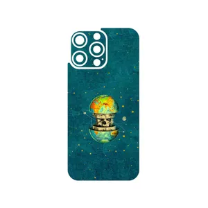 MAHOOT Collage of Earth Face Cover Sticker for Apple iPhone 16 Pro Max