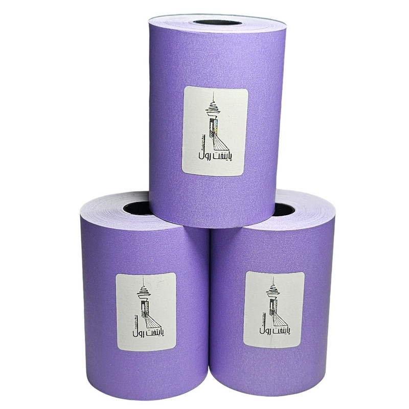  کاغذ پرینتر حرارتی پایتخت رول مدل Pr80mm بسته 80 عددی