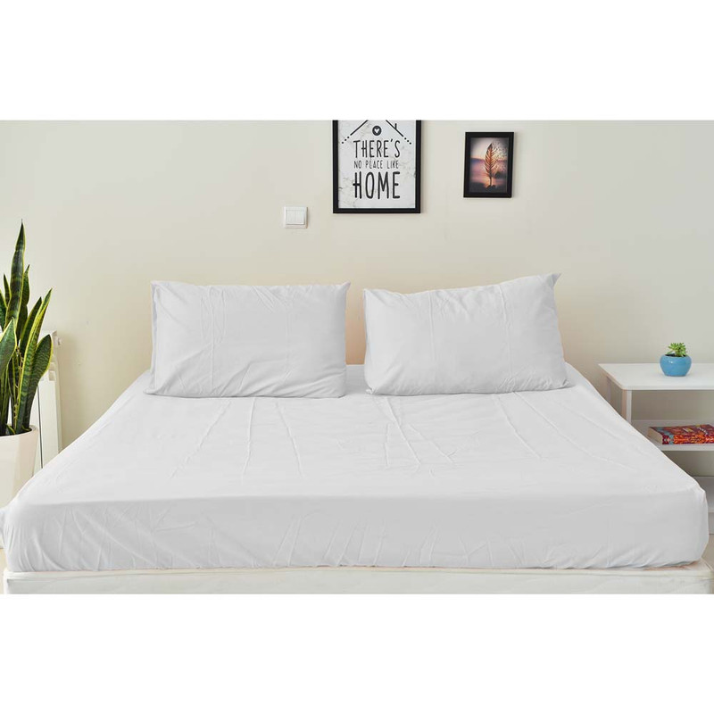 سرویس ملحفه یکبار مصرف مدل AM001 دو نفره سه تکه