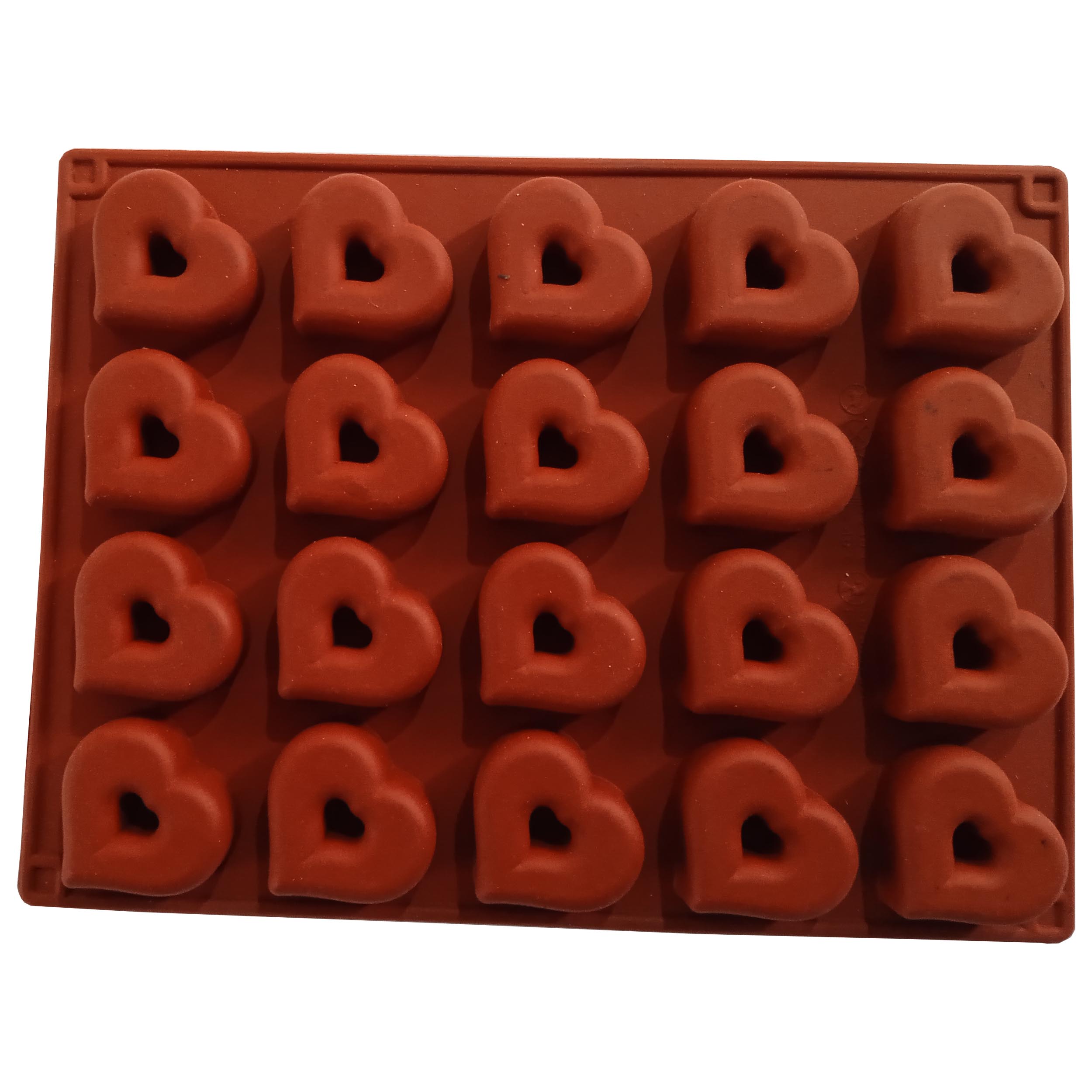 قالب شکلات مدل ساوارين طرح قلب کد 2
