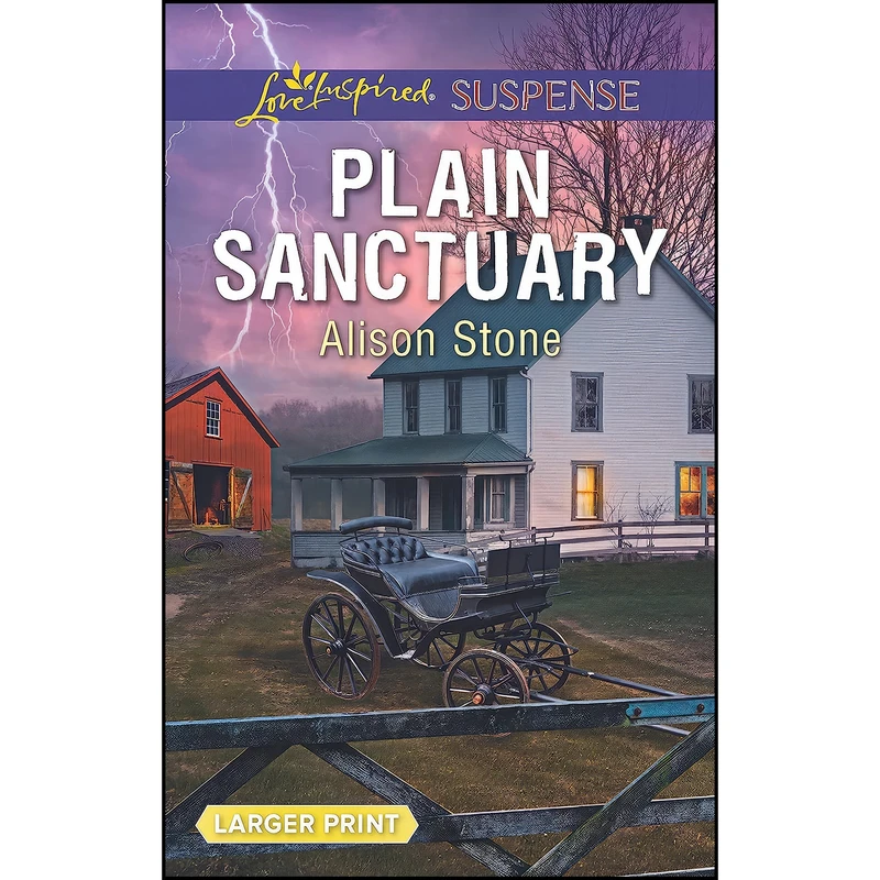 کتاب Plain Sanctuary  اثر Alison Stone انتشارات Love Inspired Suspense Larger Print