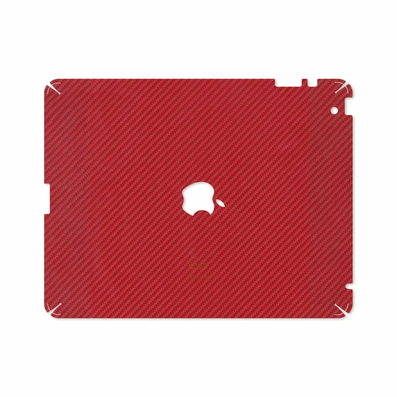 برچسب پوششی ماهوت مدل Red-Fiber مناسب برای تبلت اپل iPad 2 2011 A1397