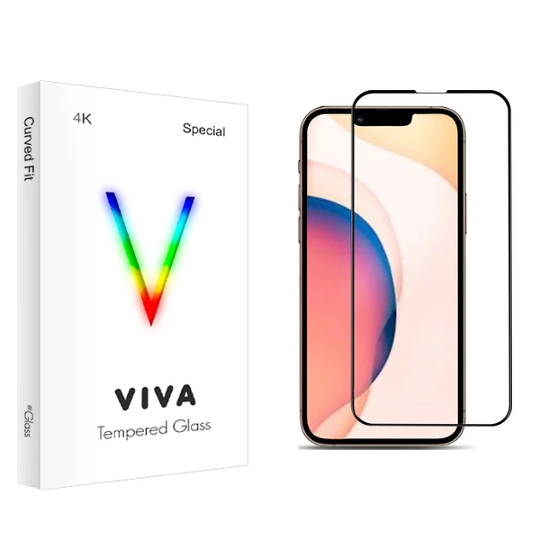 محافظ صفحه نمایش ویوا مدل 4K مناسب برای گوشی موبایل اپل iPhone 13