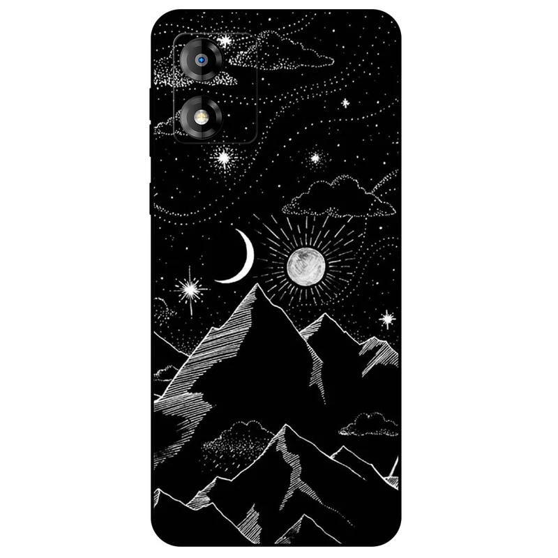 کاور مگافون طرح کوه مدل 8078 مناسب برای گوشی موبایل موتورولا Moto E13