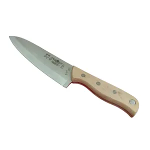 چاقو آشپزخانه فولاد استیل حیدری مدل لب تراش 