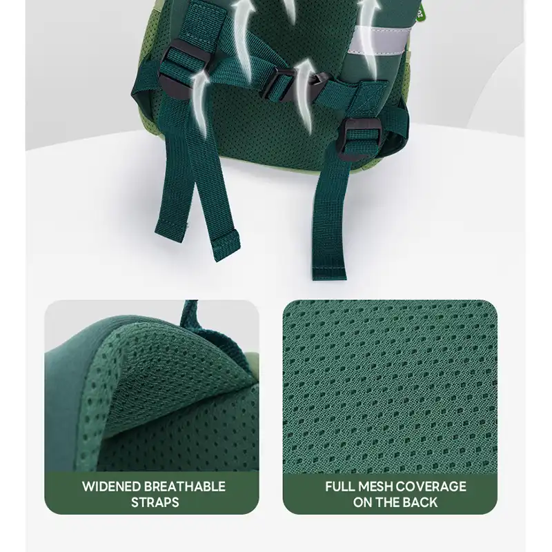 کوله پشتی بچگانه زوی زویی مدل Bubble Milk Dinosaur کد B80