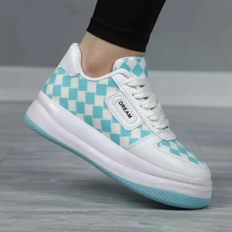 کفش روزمره زنانه مدل شطرنجی