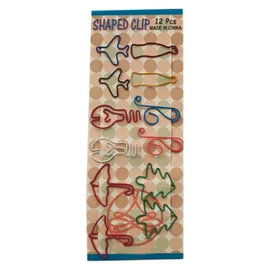 گیره کاغذ مدل shaped مجموعه 12 عددی