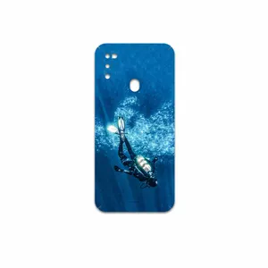 MAHOOT Scuba-Diving Cover Sticker for Samsung Galaxy M21  2021 Edition
