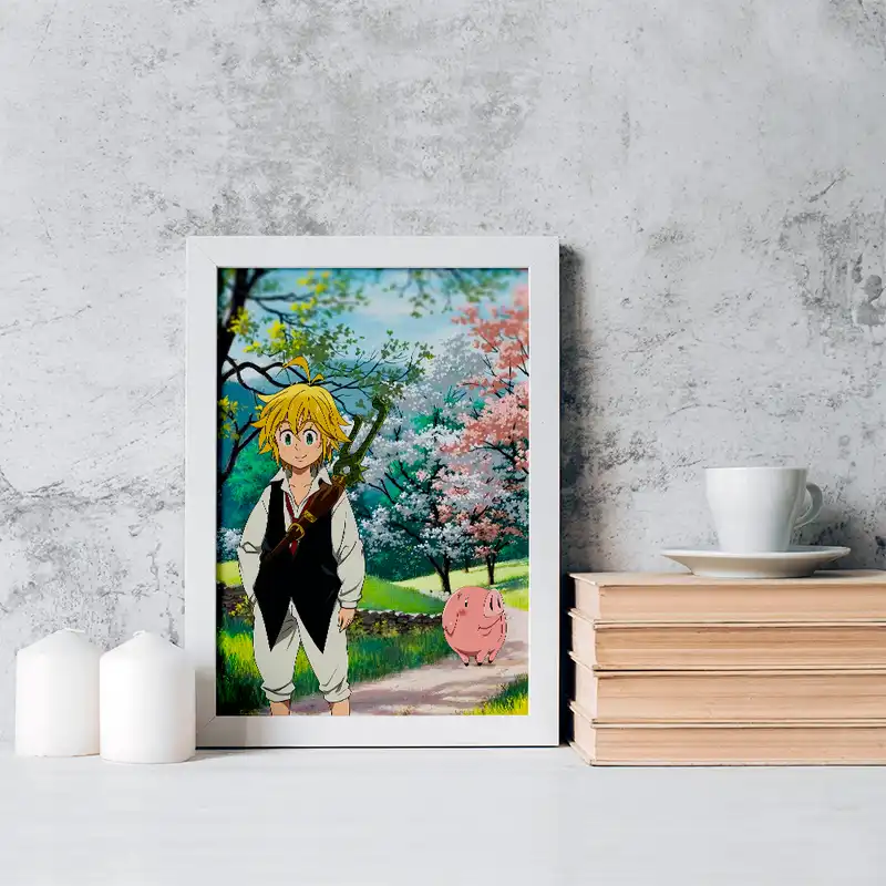 تابلو خندالو مدل ملیوداس انیمه هفت گناه کبیره کد 17553