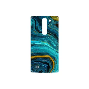 MAHOOT Turquoise marblewith golden streaks Cover Sticker for LG Magna