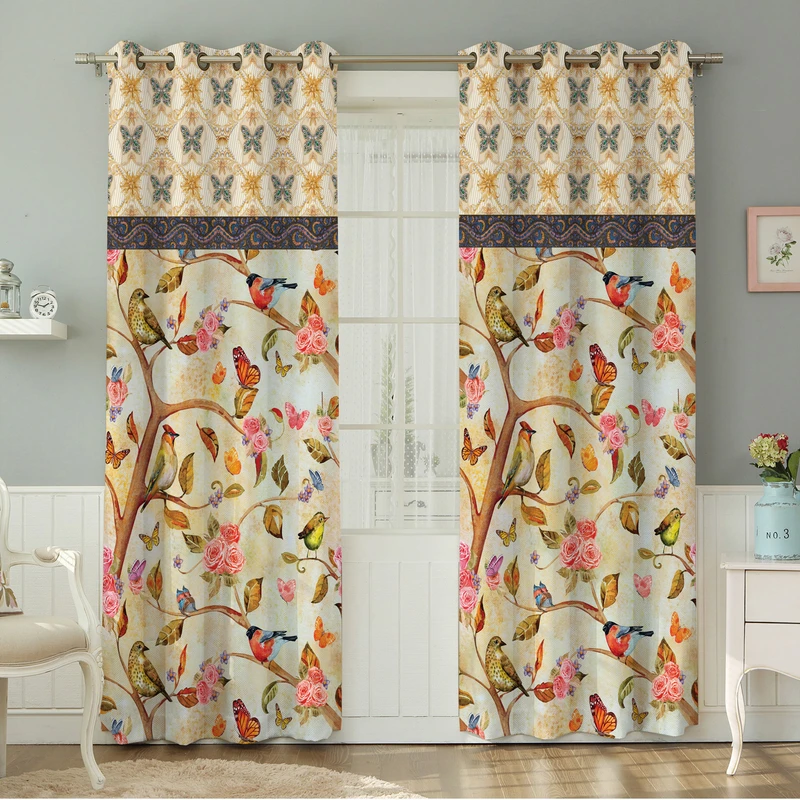 پرده نیروانا مدل مخمل کد 4464 سایز 140×280 سانتی متر