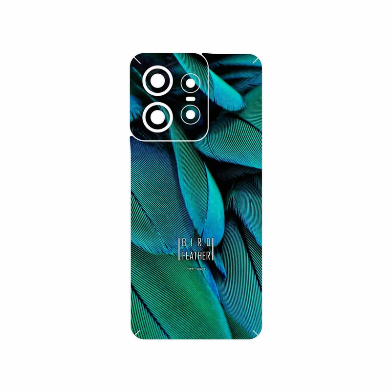 برچسب پوششی ماهوت مدل Green Feather مناسب برای گوشی موبایل موتورولا Edge 50 Pro