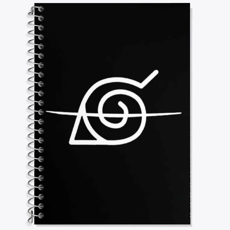 دفتر لغت 50 برگ خندالو مدل قبیله کونوها انیمه ناروتو Naruto کد 11280