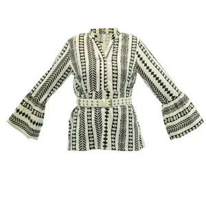 بلوز آستین بلند زنانه مدل سرخ پوست