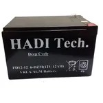 باتری موتورسیکلت هادیتک مدل FD12V12AH 6-DZM-12 بسته ۴ عددی