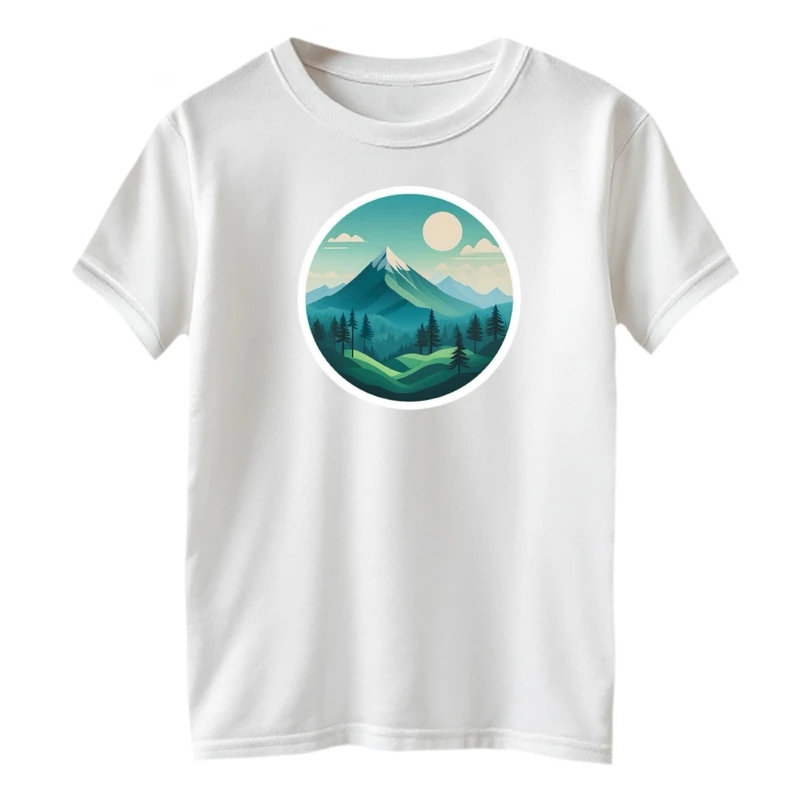 تی شرت آستین کوتاه بچگانه مدل مینیمال کد 03