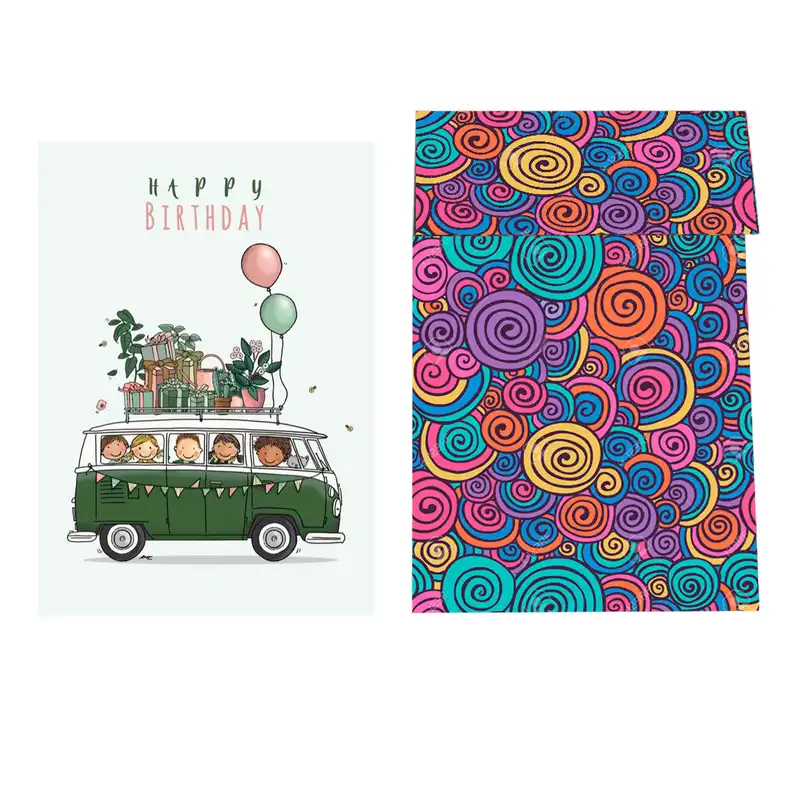 کارت پستال کاف پستال طرح تبریک تولد کد Kaf_1068