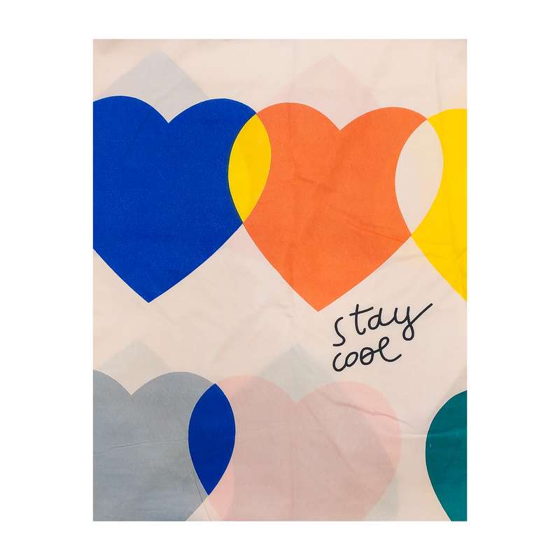 ملحفه آدنو مدل Stay cool کد CH50 یک نفره سایز 80x180 سانتی متر