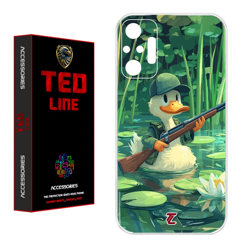 کاور تد لاین طرح اردک کد 1123 مناسب برای گوشی موبایل شیائومی Redmi Note 10 Pro / Note 10 Pro Max